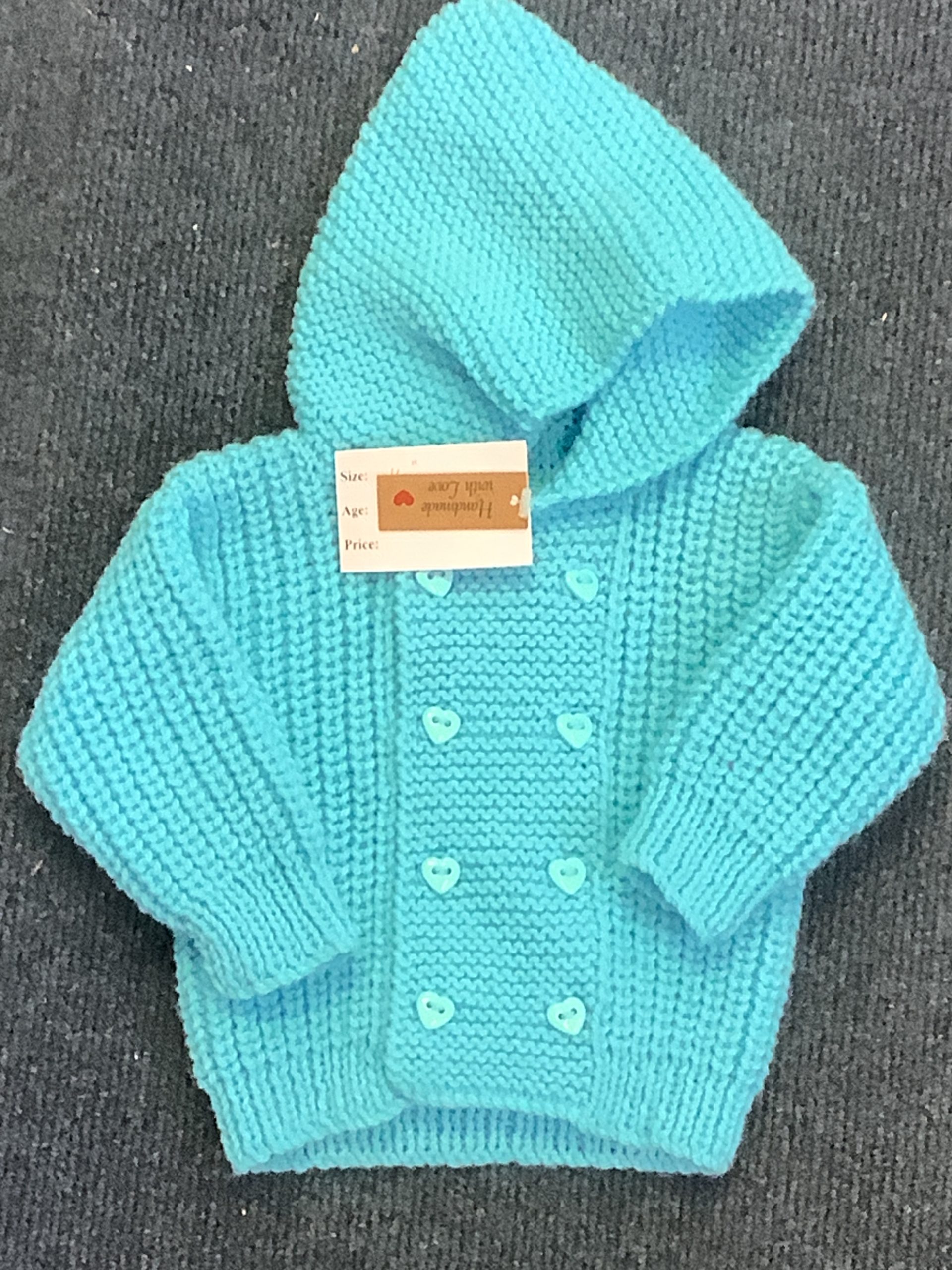 Hand knitted hotsell baby jackets